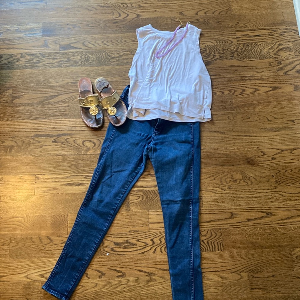 Gap dark denim skinny jeans size 27s